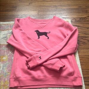 The Black Dog Pink Dog Logo Sweatshirt